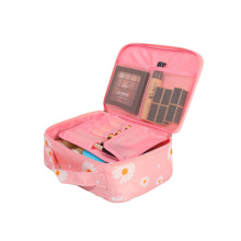 Hot Selling Cosmetic Storage BagTravel Makeup Brush Organizer Custom Logo Pink Makeup Cosmetic Bags